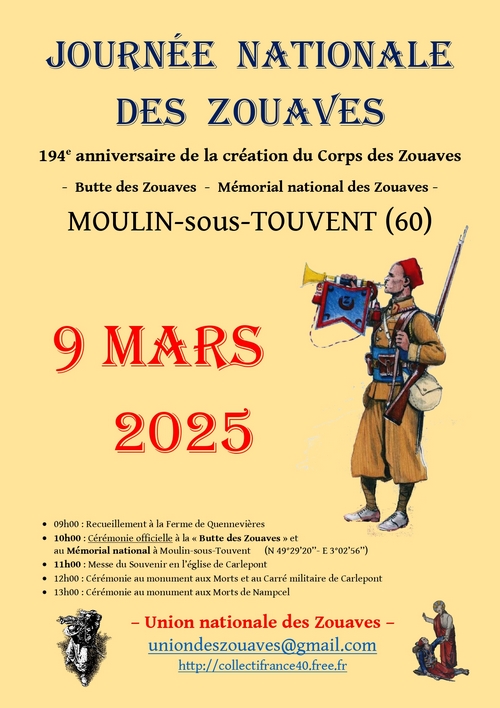 Journée nationale des Zouaves 2025